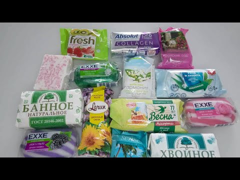 Видео: ASMR❤Unpacking and cutting soap😍Распаковка и резка мыла