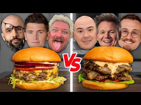 Видео: Решающее сражение шеф-поваров YouTube по приготовлению бургеров