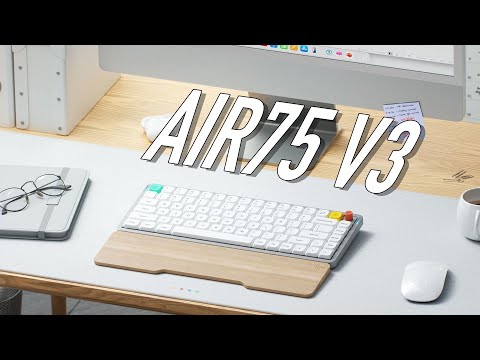 Видео: NuPhy Air75 V3 - МОЯ ОСНОВНАЯ РАБОЧАЯ КЛАВА (#nuphy #lofree #air75 #mechanicalkeyboard)