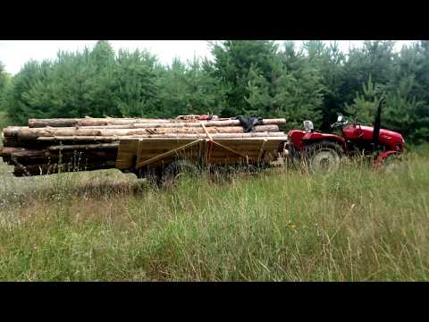 Видео: Самодельный  прицеп до минитрактора.
