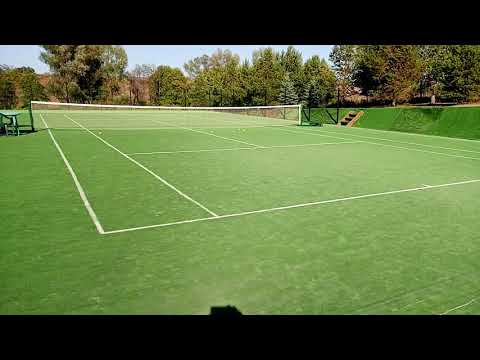 Видео: Строительство теннисного корта. Показываю, как выглядит этот корт через две зимы.