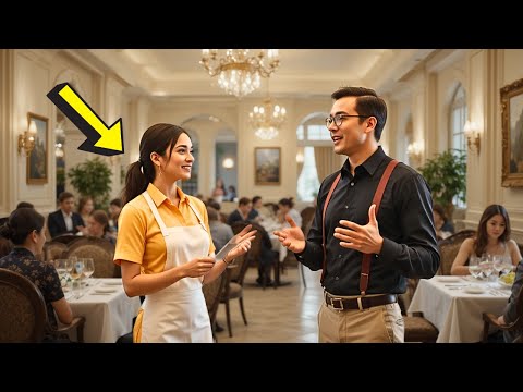 Видео: «Официантка шутит: “Ты мне напоминаешь папу” — руки миллиардера дрожат, когда правда всплывает»