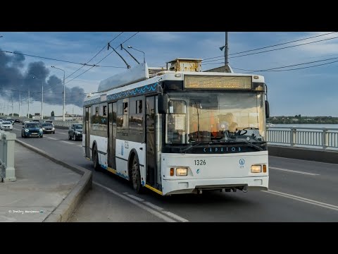 Видео: Тролза 5275.03 Оптима 1326 Маршрут №109 город Энгельс 
