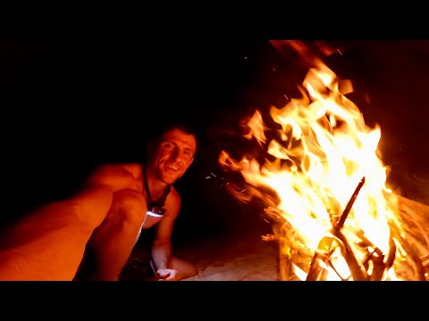 Видео: Ночь в Пещере. Подводная охота на Гавайку. Дакотский очаг. Выживание на необитаемом острове. №21