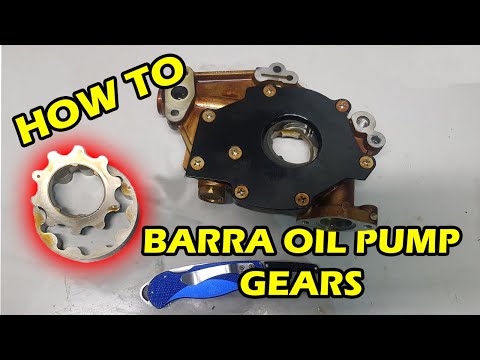 Видео: Barra Rebuild: как заменить шестерни масляного насоса Barra!