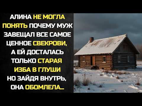 Видео: Вместо миллионов, муж оставил Алине старую халупу. А открыв дверь, она обомлела...