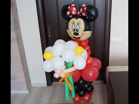 Видео: ОЧЕНЬ КРАСИВАЯ МИННИ МАУС ИЗ ШАРОВ! Minnie Mouse from balloons own hands