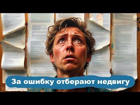 Видео: За ошибку отберут недвигу
