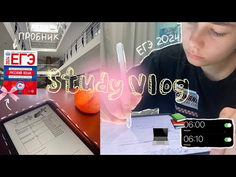 Видео: study vlog ｡✿*ﾟ| до егэ 40 дней | результаты пробников 💻📚