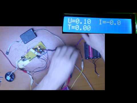 Видео: Электронная нагрузка 4 демонстрация работы