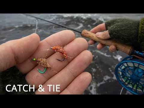 Видео: Медный окунь - Гаммарус Муха Поймать и Привязать