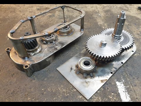 Видео: самодельная коробка передач ч.2