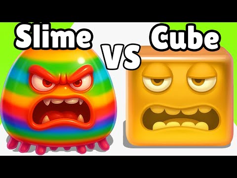 Видео: 🧩 ЭПИЧЕСКАЯ БИТВА СЛАЙМОВ - BLOB MERGE 3D VS JELLY CUBES!