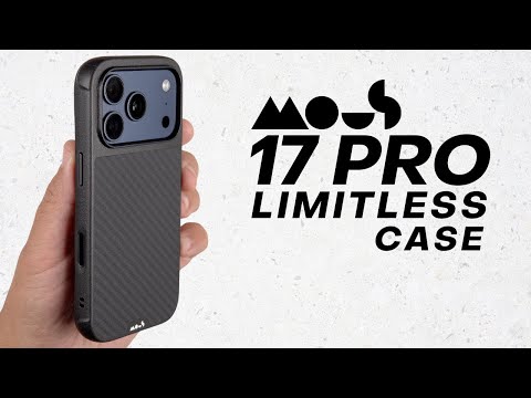 Видео: Чехол для iPhone 17 Pro — Mous Limitless (арамидное волокно)