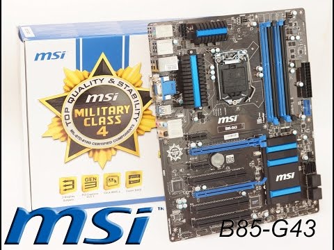 Видео: Обзор материнской платы MSI B85-G43, тестирование возможностей по разгону процессора Pentium G3258.