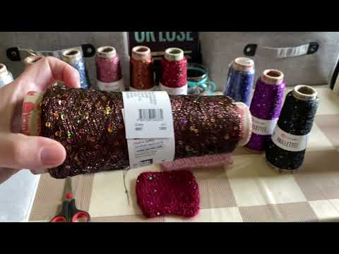 Видео: ПРЯЖА С ЛЮРЕКСОМ И ПАЙЕТКАМИ YARNART PAILLETTES! ВСЕ ЦВЕТА! ДЛЯ ЛЕТНИХ ТОПОВ И НЕ ТОЛЬКО! ОБЗОР!