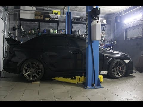Видео: Крылья Evo X Charge Speed на Lancer X. Примерка