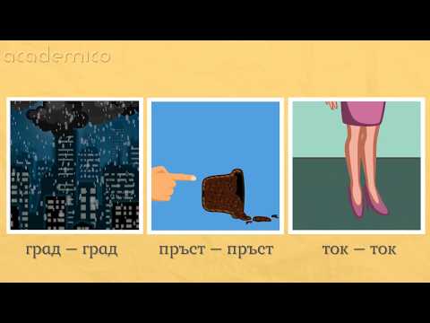 Видео: Омоними - Български език 5 клас | academico