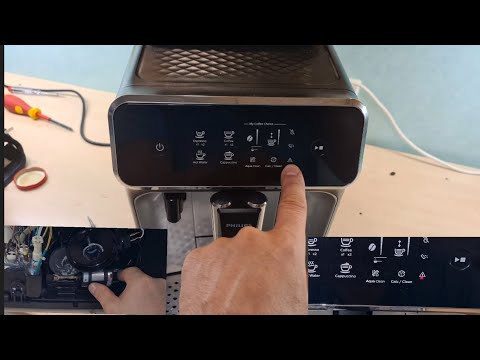 Видео: Philips EP 2000 серии 3000. Неисправность Красный предупреждающий треугольник Поиск и устранение