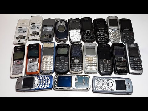 Видео: Проверка 21 ретро телефона Nokia 1100, 1112, 1110, 1202-2, 1616, Samsung Alcatel