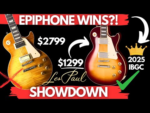 Видео: НОВЫЙ Epiphone Les Paul 1959 УНИЧТОЖАЕТ Gibson Les Paul Standard?