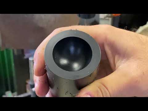 Видео: Фрезоване на полусфера