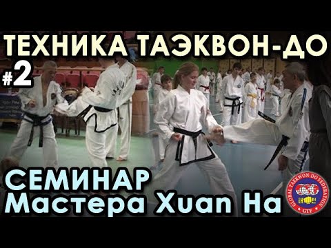 Видео: Таэквон-до GTF: семинар Мастера Xuan Ha – 2.