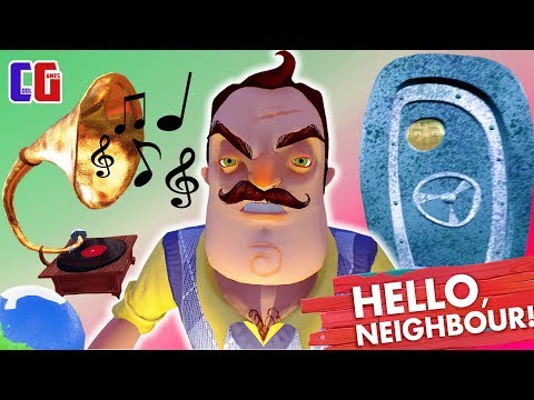 Видео: Hello Neighbor НОВЫЕ СЕКРЕТЫ ПРИВЕТ СОСЕД Замороженный глобус гитара и граммофон Прохождение АКТ 3