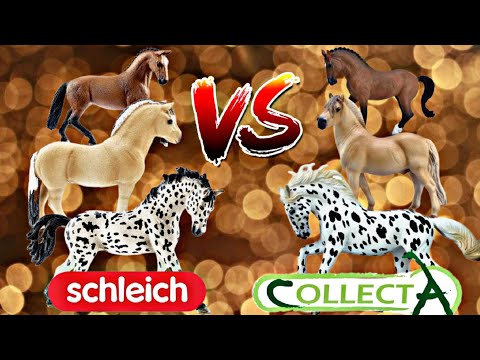 Видео: СРАВНИВАЕМ ПОРОДЫ ФИГУРОК РАЗНЫХ ФИРМ | Schleich VS Collecta