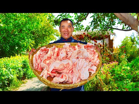 Видео: 11 фунтов свиного сала, приготовьте хрустящий жир - это так вкусно с рисом | Дядя Rural