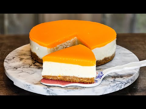 Видео: Апельсиновый Чизкейк. Без выпечки. Сама нежность.
