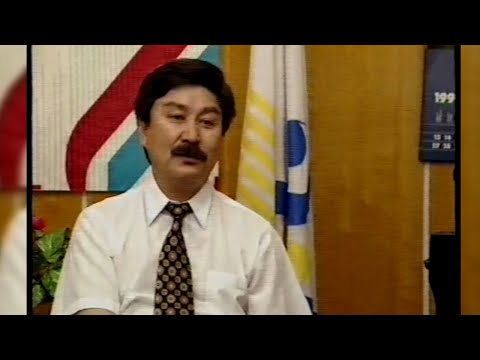 Видео: Дюсен Касеинов, Уақыт және өзім жайлы, Хабар, 1996 (авт. Карлыгаш Жакетаева)