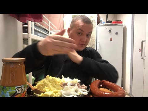 Видео: Пюрешка|селёдка|краковская МУКБАНГ MUKBANG
