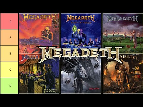 Видео: Рейтинг всех альбомов MEGADETH | Список, составленный MegaFan