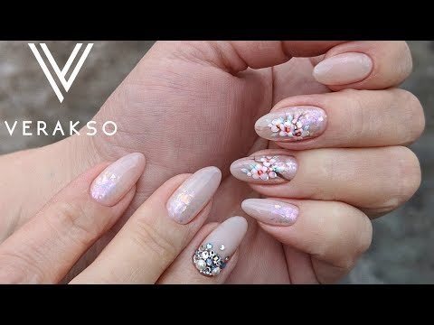 Видео: Быстрый и простой рисунок. Сакура. Дизайн ногтей 109