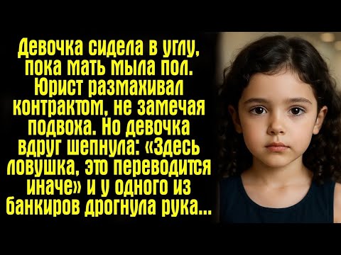 Видео: Девочка сидела в углу, пока мать мыла пол  Юрист размахивал контрактом, не замечая подвоха  Но