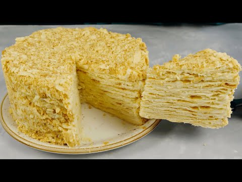 Видео: Лінивий Торт "Наполеон" за 15 хвилин на Сковорідці 🍰 Це Насолода! Простий Рецепт /recipe