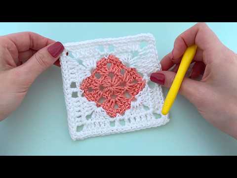 Видео: ПОСМОТРЕТЬ, КАК ЛЕГКО СДЕЛАТЬ ЭТОТ КВАДРАТ ВЯЗАНИЕ КРЮЧКОМ
