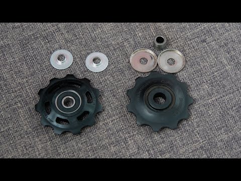 Видео: Ролики на промах для задней перекидки. SHIMANO Y PART к XT RD M8000.