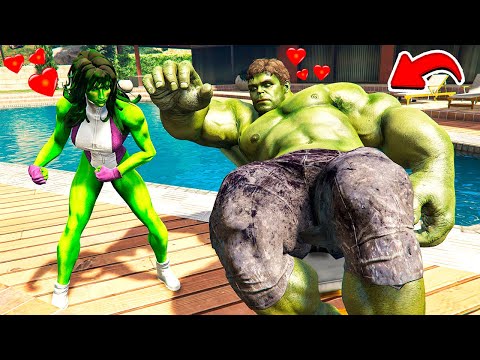 Видео: ЖЕНЩИНА ХАЛК ПРОТИВ ХАЛКА в ГТА 5 МОДЫ! HULK ОБЗОР МОДА в GTA 5 ВИДЕО MODS