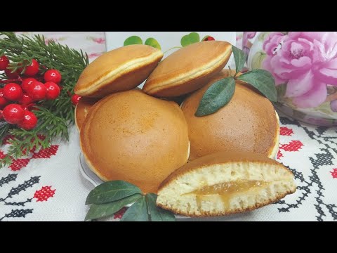 Видео: Японские БЛИНЫ - ДОРАЯКИ * Улетают прямо со сковородки ! ЛЕГКО и БЫСТРО !