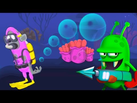Видео: Охота на ВОДОЛАЗА в ZOMBIE CATCHERS прохождение Игра как мультик для детей Жестянка