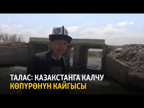 Видео: Талас: Казакстанга калчу көпүрөнүн кайгысы