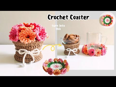 Видео: подставки для цветов крючком" (подзаголовок)