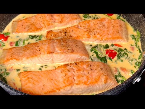 Видео: Я никогда не ела такой вкусной рыбы - нежного лосося, который тает во рту! Рецепт # 98