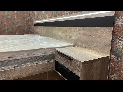 Видео: Кровать с подсветкой. Клеим стекло. Фрезеровка ЛДСП. Нестандартные решения.