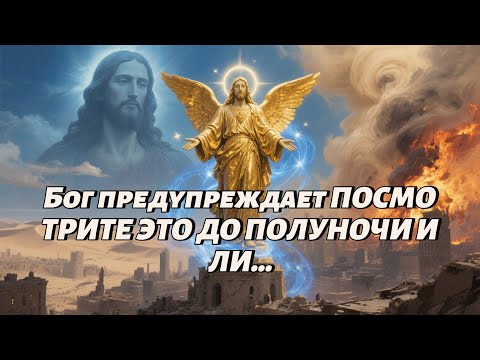 Видео: Бог предупреждает ПОСМОТРИТЕ ЭТО ДО ПОЛУНОЧИ ИЛИ