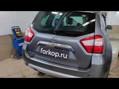 Видео: Установка фаркопа на Nissan Terrano