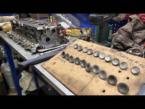 Видео: Инструкция №4 по сборке мотора VOLVO 2.5T - сборка ГБЦ.