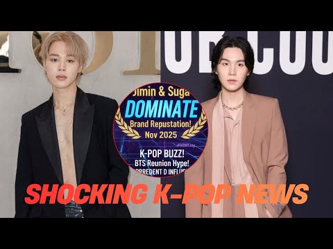 Видео: Мир K-Pop в шоке! Чимин и Шуга лидируют в рейтинге брендов за ноябрь 2025 года